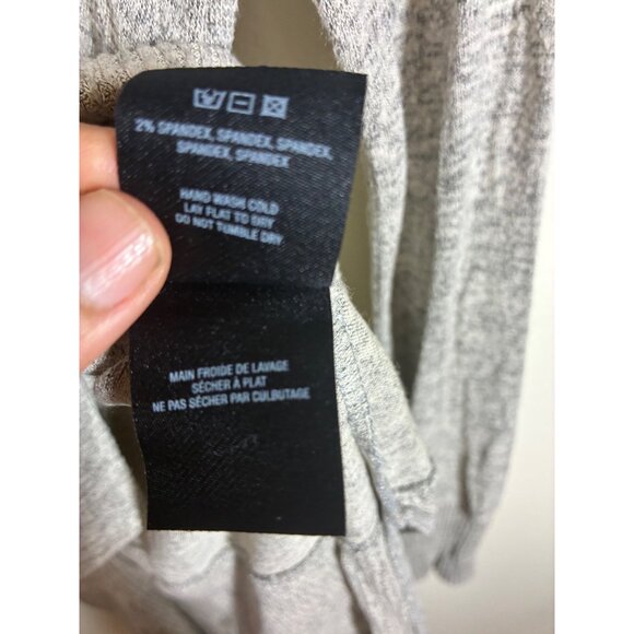 Anthropologie Knit Sweater Y2K Winter Boho Round Neck Long Sleeve Gray Size XS - Picture 5 of 5